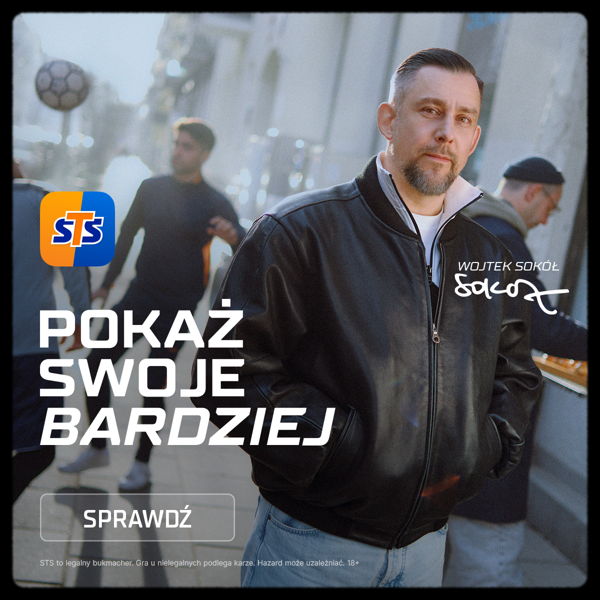 „Pokaż swoje bardziej” – STS rusza z nową kampanią. Sokół ambasadorem marki